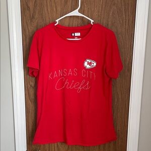 NFL Kansas City Chiefs Red Women's Short Sleeve Tee